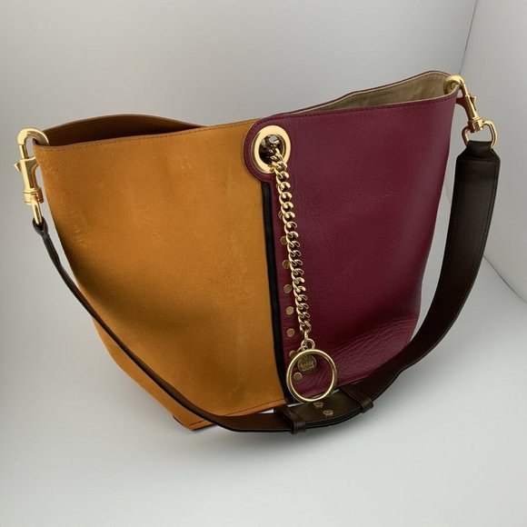 see by chloe burgundy bag